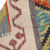 Handmade Turkish Design Wool Kilim 3' 4" x 4' 9" ft / 102 x 145 cm - No. P26810