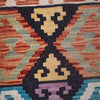 Handmade Turkish Design Wool Kilim 3' 6" x 4' 10" ft / 106 x 148 cm - No. P26811