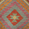 Handmade Afghan Vegetable Kilim 4' 1" x 5' 9" ft / 125 x 175 cm - No. P26862