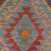 Hand Knotted Afghan Style Kilim 4' 2" x 6' 1" ft / 127 x 185 cm - No. P26865