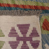 Hand Knotted Afghan Style Kilim 4' 2" x 6' 1" ft / 127 x 185 cm - No. P26865