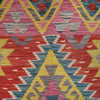 Hand Knotted Afghan Style Kilim 3' 11" x 6' 2" ft / 120 x 187 cm - No. P26866