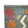 Hand Knotted Afghan Style Kilim 4' 1" x 5' 11" ft / 124 x 180 cm - No. P26868