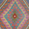 Handmade Turkish Design Wool Kilim 4' 3" x 6' 4" ft / 130 x 193 cm - No. P26873