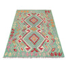 Hand Knotted Flatweave Kilim 4' 2" x 5' 8" ft / 126 x 173 cm - No. P26883