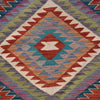 Handmade Turkish Design Wool Kilim 6' 4" x 9' 9" ft / 194 x 296 cm - No. P26894