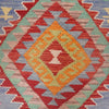 Hand Woven Wool Kelim 4' 10" x 6' 8" ft / 148 x 202 cm - No. P26899