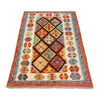 Hand Woven Wool Kelim 3' 5" x 4' 11" ft / 103 x 150 cm - No. P26920