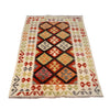 Handmade Afghan Vegetable Kilim 3' 4" x 5' 3" ft / 102 x 159 cm - No. P26927