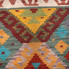 Hand Knotted Flatweave Kilim 3' 5" x 4' 11" ft / 103 x 150 cm - No. P27002