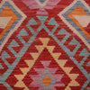 Hand Knotted Afghan Style Kilim 5' 1" x 6' 5" ft / 155 x 195 cm - No. P27031