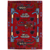 Handmade Afghan War Area Rug 3' 5" x 4' 10" ft / 105 x 147 cm - No. P28041