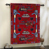 Handmade Afghan War Area Rug 3' 5" x 4' 10" ft / 105 x 147 cm - No. P28041