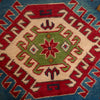 Handmade Kazak Area Rug 3' 3" x 4' 8" ft / 98 x 142 cm - No. P34045