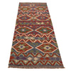 Hand Knotted Flatweave Kilim Runner 2' 5" x 6' 8" ft / 73 x 203 cm - No. P34244