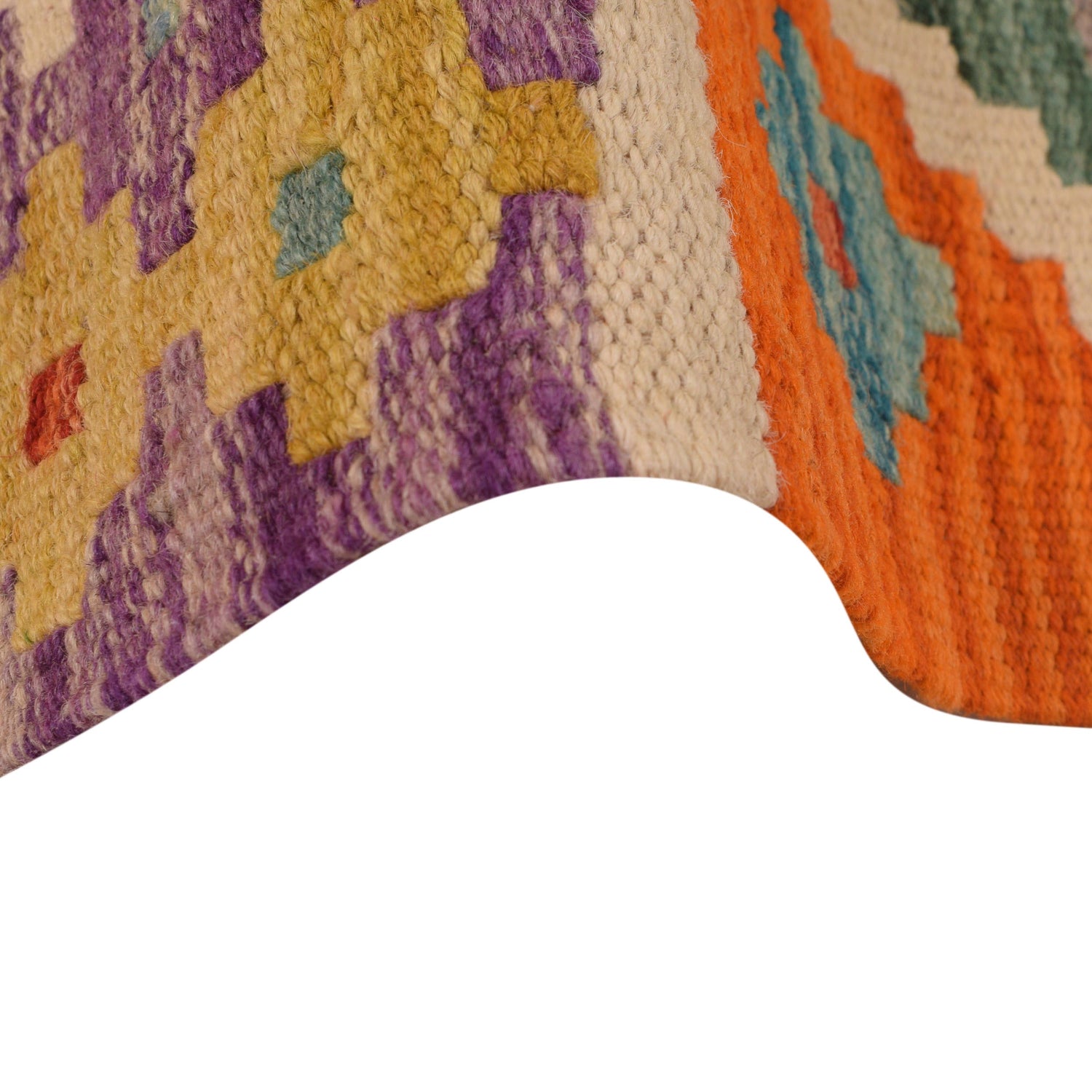 Handmade Afghan Vegetable Kilim Runner 2' 4" x 7' 8" ft / 70 x 234 cm - No. P34248