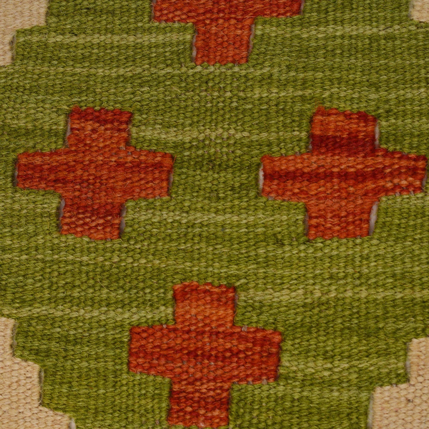 Handmade Afghan Vegetable Kilim Runner 2' 0" x 6' 7" ft / 62 x 200 cm - No. P34256