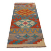 Hand Made Afghan Kilim Runner 2' 4" x 6' 4" ft / 70 x 193 cm - No. P34257