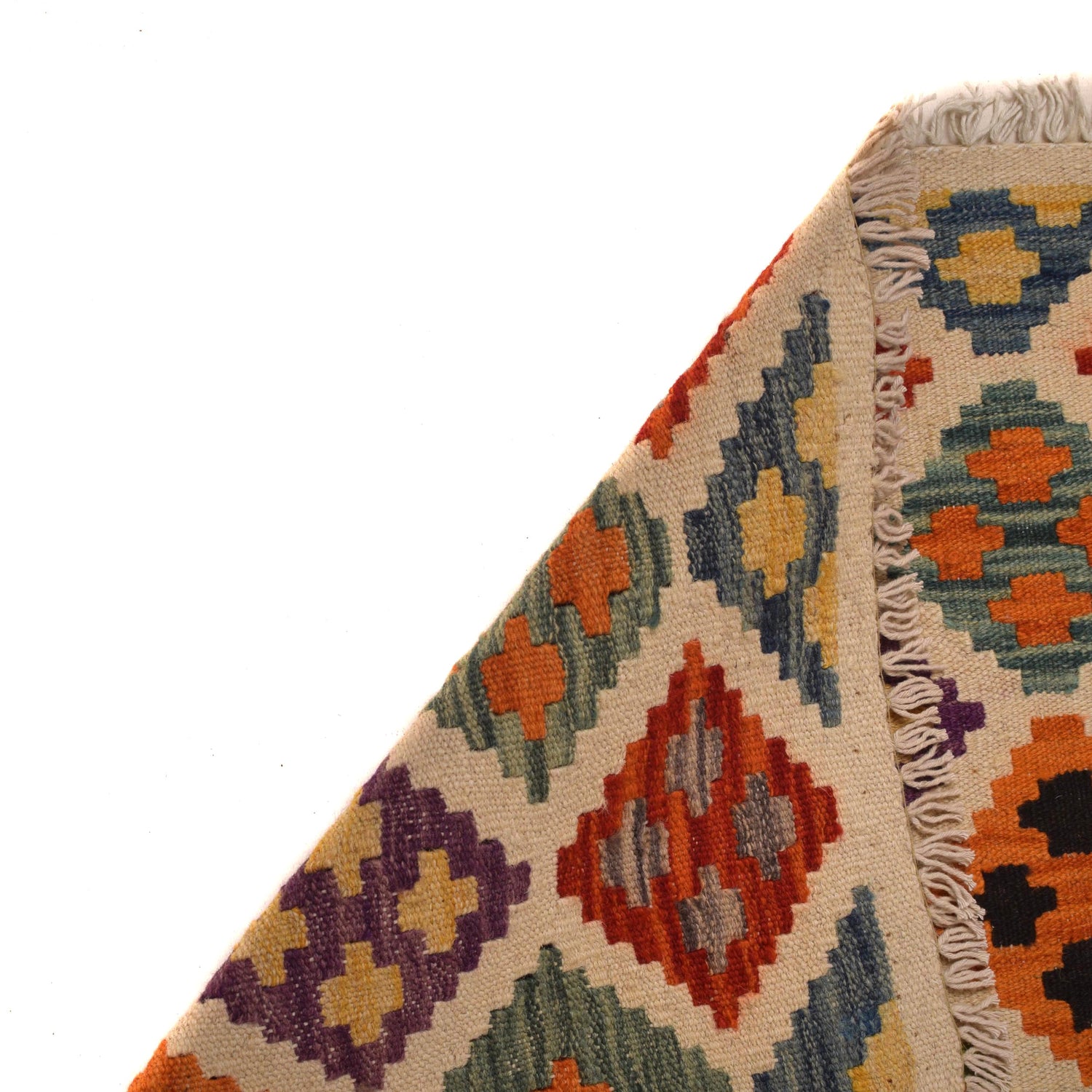 Long Chobi Kilim Runner 2' 7" x 10' 0" ft / 78 x 305 cm - No. P34258