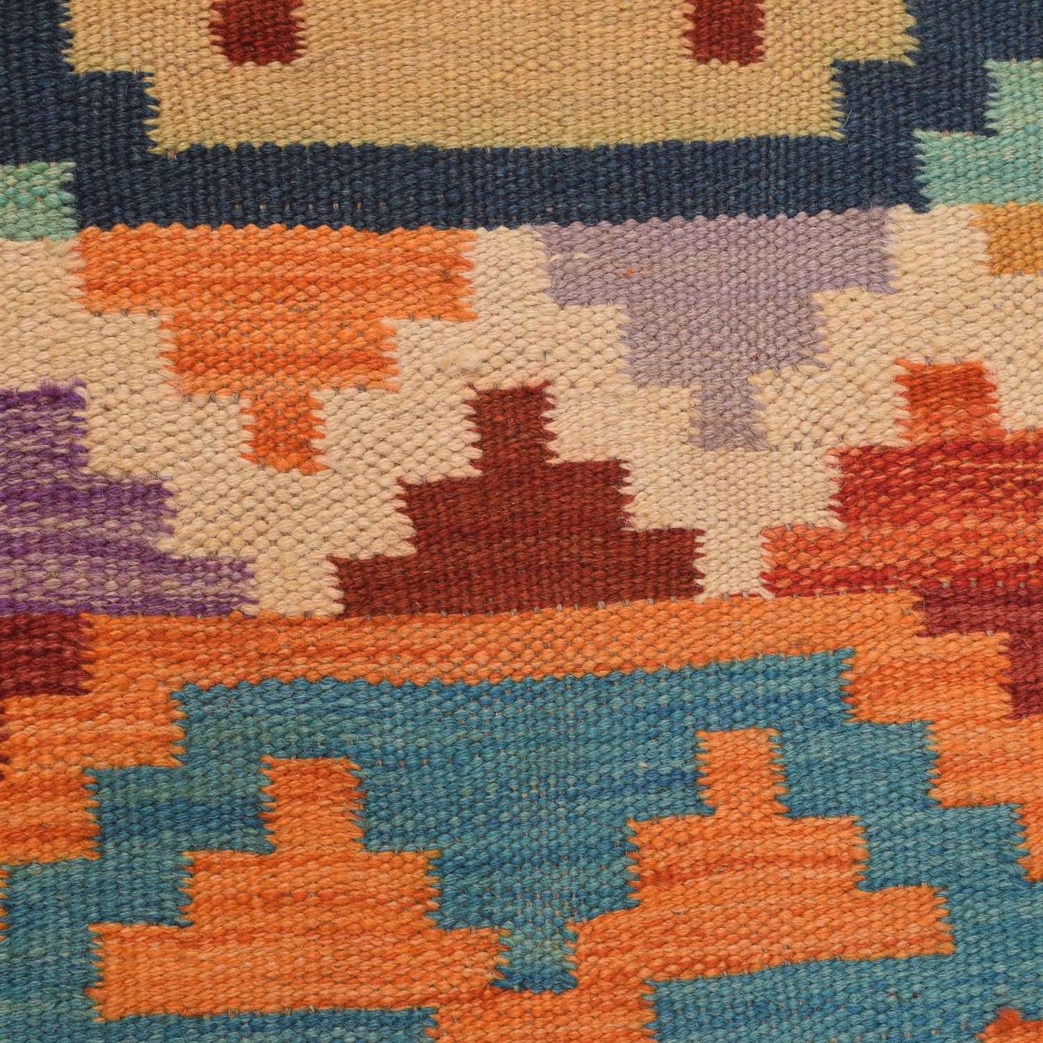 Short Kilim Runner 1' 8" x 6' 4" ft / 50 x 194 cm - No. P34263