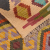 Multi Color ful Flat-Weave Wool Kilim Runner 1' 9" x 6' 6" ft / 54 x 198 cm - No. P34270