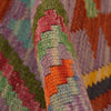 Multi Color ful Flat-Weave Wool Kilim Runner 1' 9" x 6' 6" ft / 54 x 198 cm - No. P34270