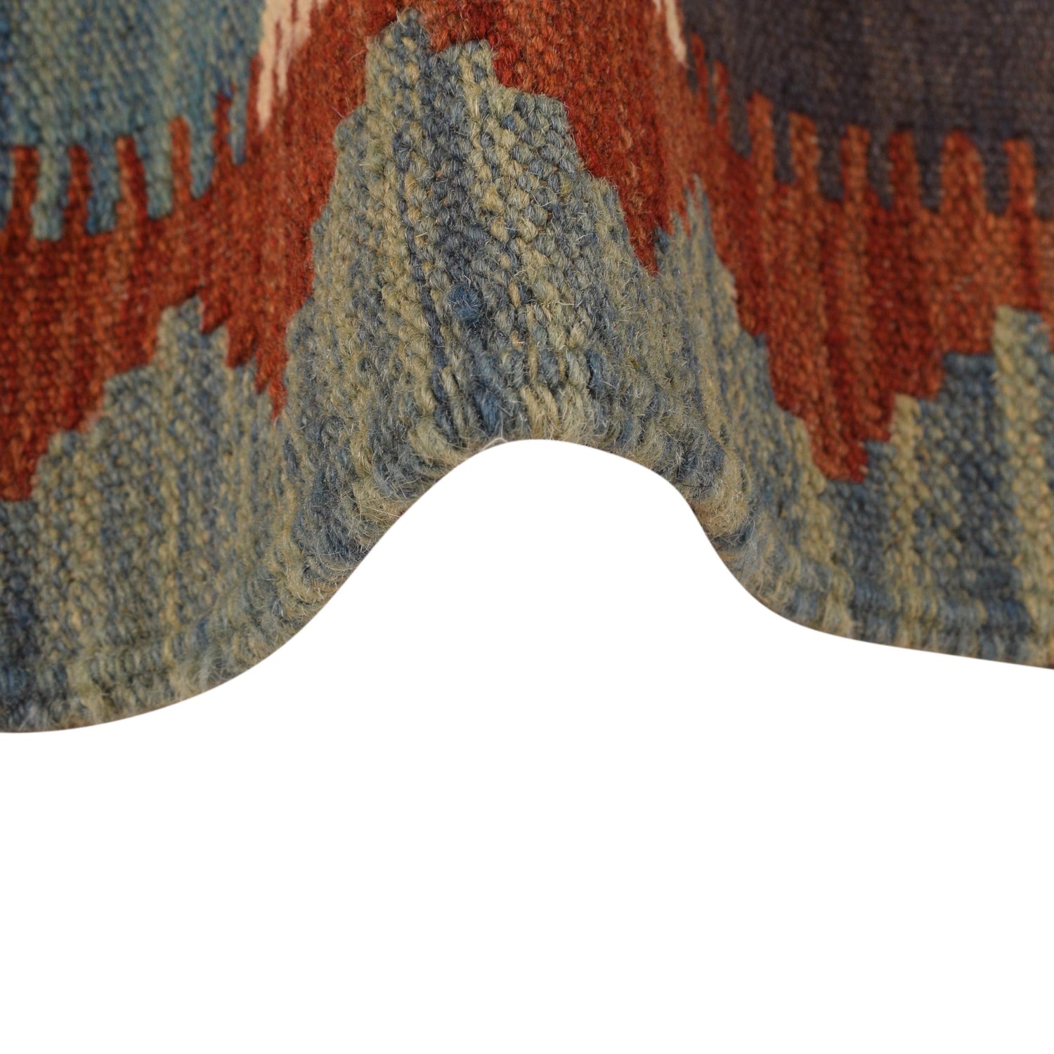 Handmade Vegetable Kelim Runner 2' 1" x 6' 8" ft / 63 x 204 cm - No. P34276