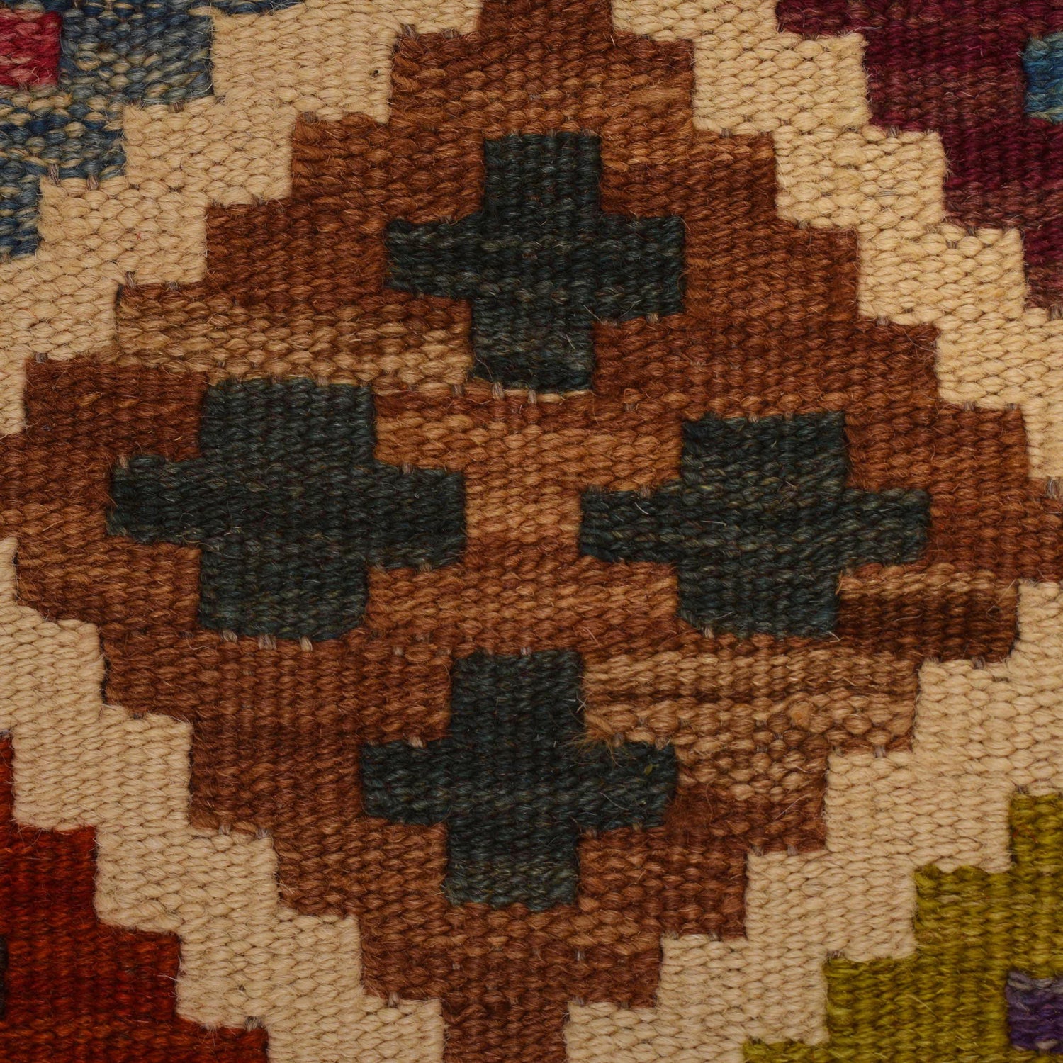 Hand Knotted Flatweave Kilim Runner 2' 6" x 9' 9" ft / 75 x 296 cm - No. P34294