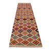 Handmade Afghan Vegetable Kilim Runner 2' 7" x 9' 9" ft / 79 x 298 cm - No. P34295