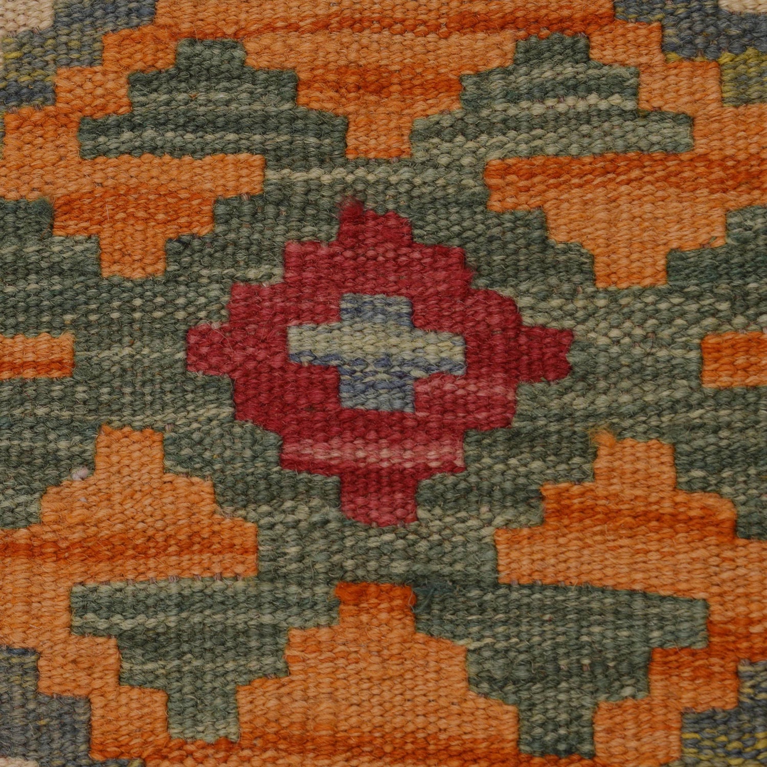 Handmade Vegetable Kelim 6' 0" x 8' 1" ft / 183 x 246 cm - No. P34304