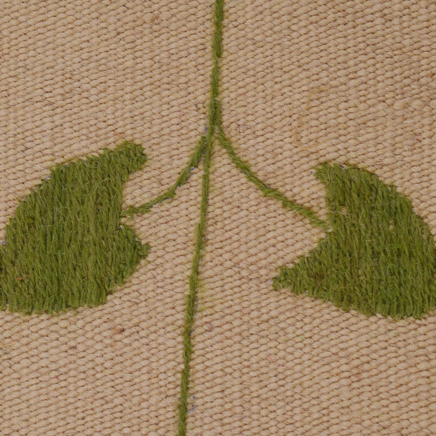 Hand Knotted Embroidery Kelim 6' 7" x 9' 9" ft / 201 x 296 cm - No. P34394