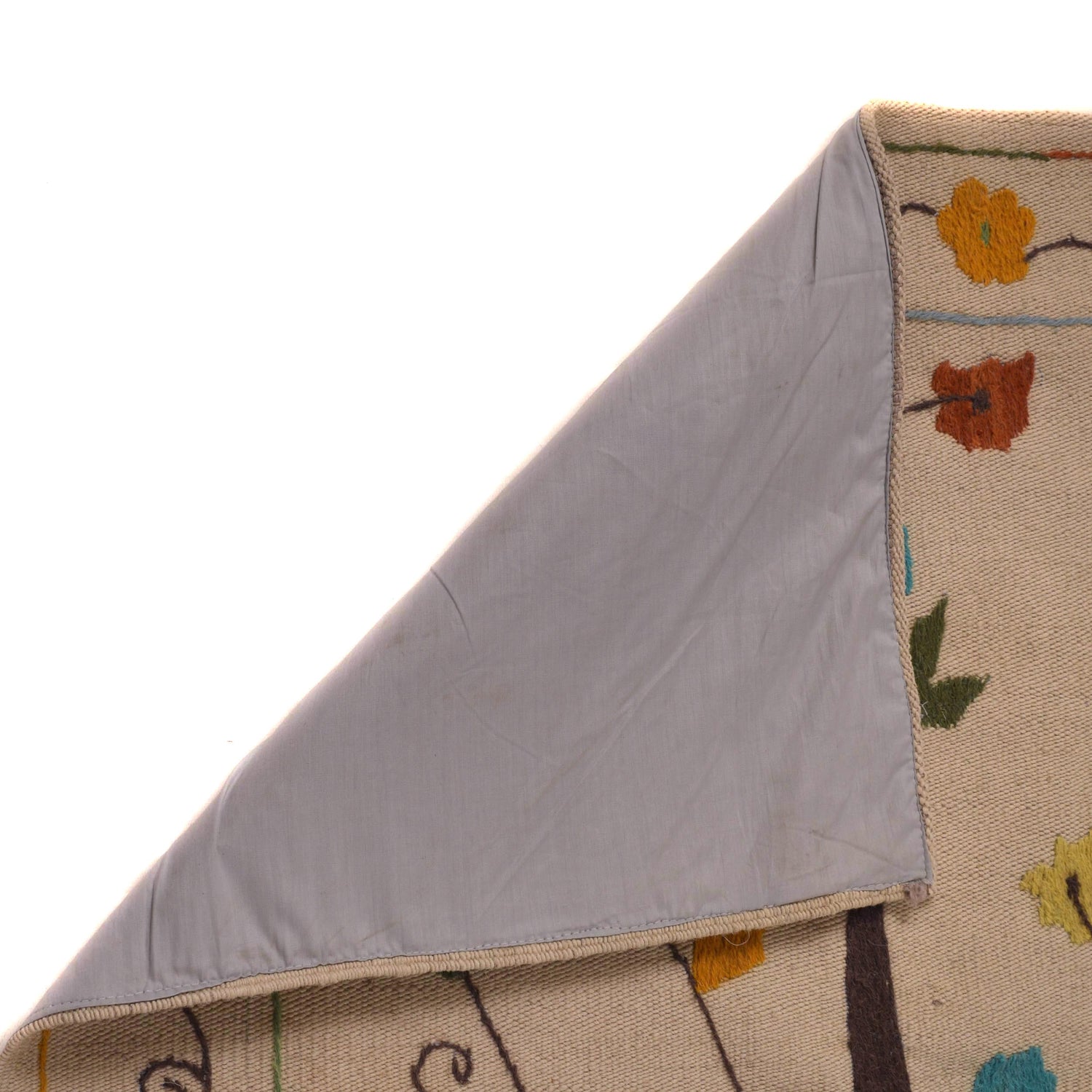 Design Embroidery Kilim 5' 5" x 7' 8" ft / 166 x 233 cm - No. P34395