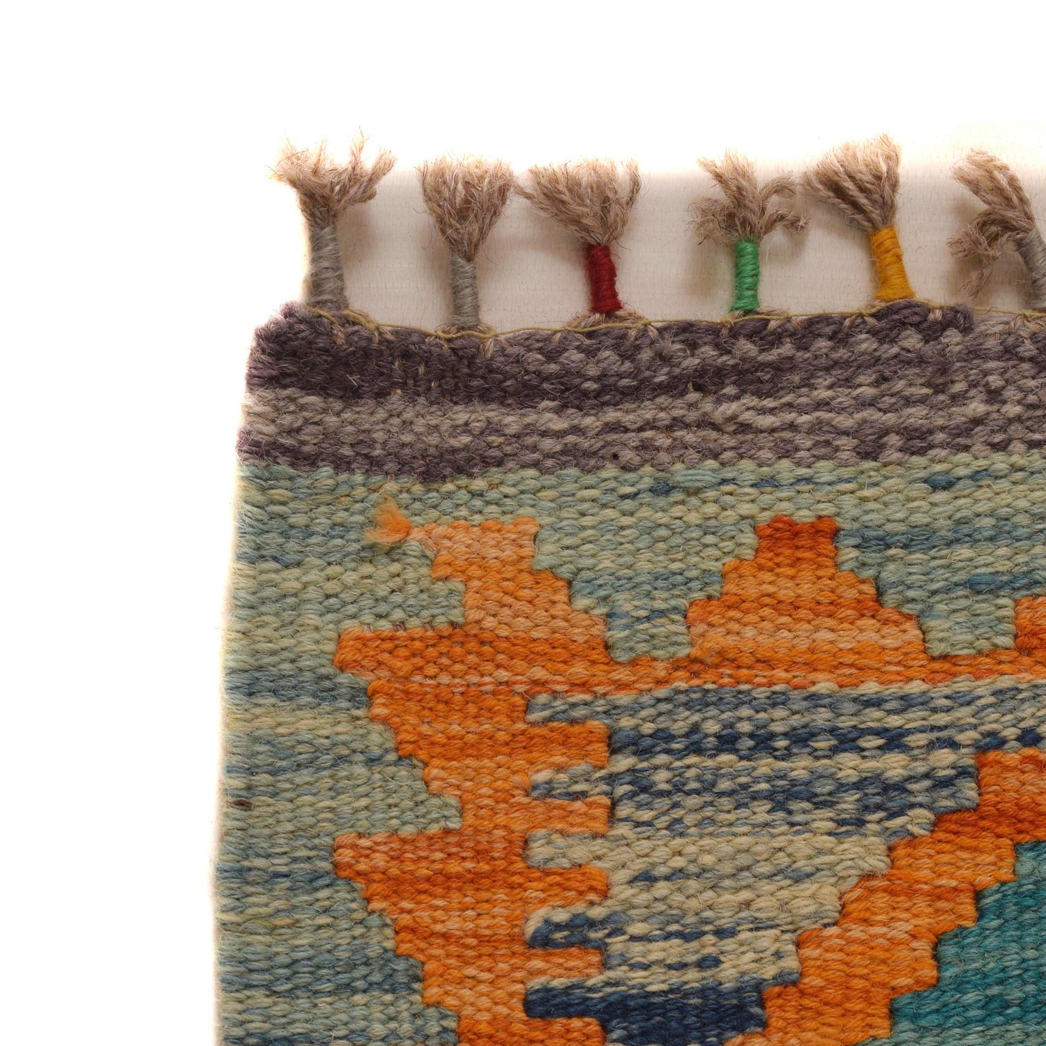 Handmade Vegetable Kelim 3' 11" x 5' 9" ft / 119 x 176 cm - No. P34895