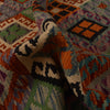 Hand Knotted Afghan Style Kilim 4' 4" x 5' 9" ft / 133 x 174 cm - No. P34897