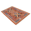 Hand Knotted Afghan Style Kilim 4' 0" x 6' 1" ft / 123 x 186 cm - No. P34900