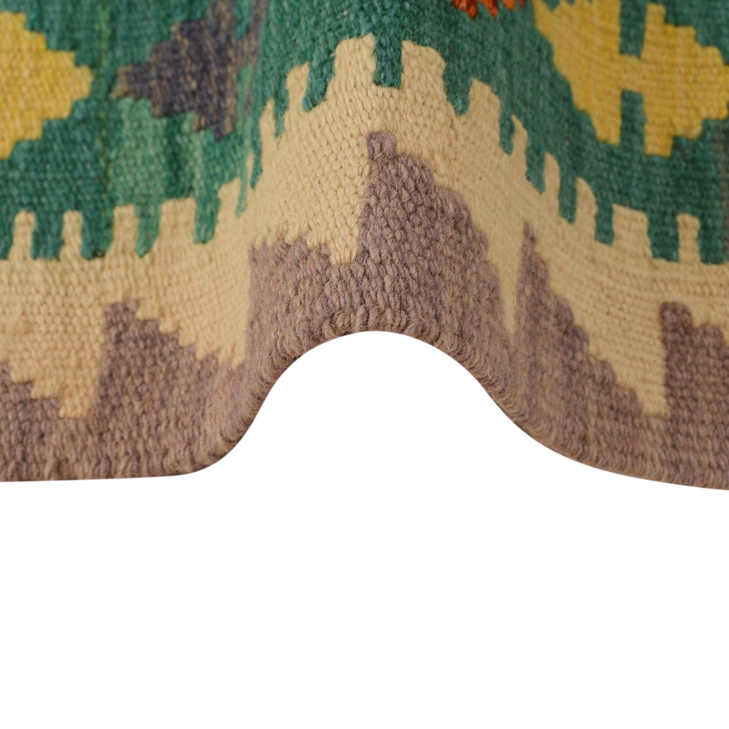 Hand Woven Wool Kelim 2' 8" x 3' 9" ft / 82 x 115 cm - No. P34902