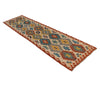 Hand Knotted Flatweave Kilim Runner 2' 5" x 9' 9" ft / 74 x 298 cm - No. P34905