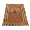 Hand Knotted Afghan Style Kilim 2' 9" x 4' 1" ft / 84 x 125 cm - No. P34911