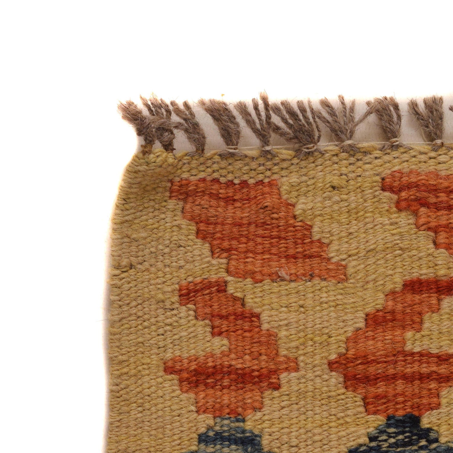 Hand Knotted Afghan Style Kilim 2' 9" x 4' 1" ft / 84 x 125 cm - No. P34911