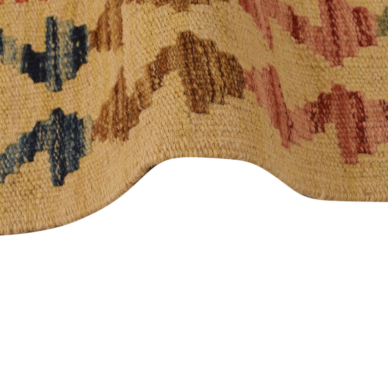 Hand Knotted Afghan Style Kilim 2' 9" x 4' 1" ft / 84 x 125 cm - No. P34911