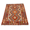 Hand Woven Wool Kelim 2' 9" x 4' 3" ft / 85 x 130 cm - No. P34914