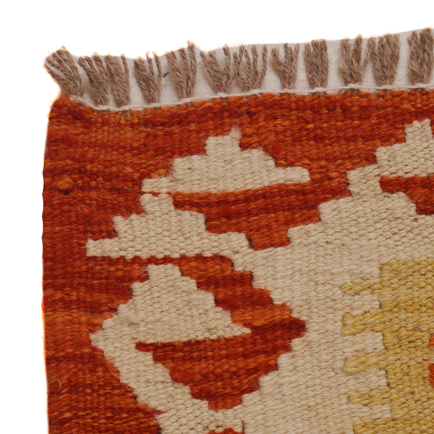 Hand Knotted Afghan Style Kilim Runner 2' 6" x 9' 5" ft / 77 x 286 cm - No. P34921