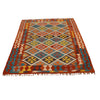 Hand Woven Wool Kelim 4' 2" x 5' 10" ft / 128 x 177 cm - No. P34924