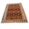 Handmade Afghan Vegetable Kilim 4' 0" x 5' 10" ft / 122 x 178 cm - No. P34936