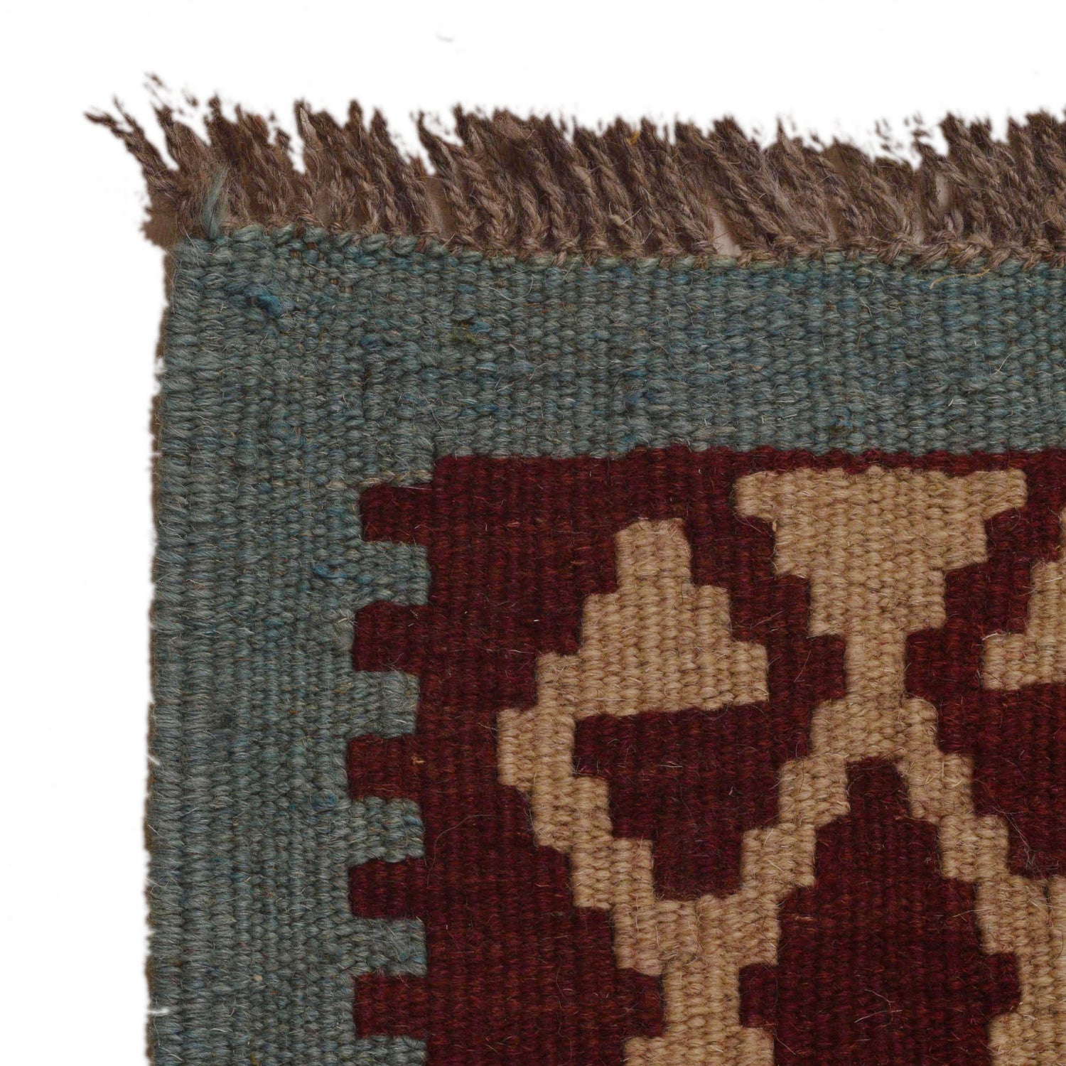 Handmade Turkish Design Wool Kilim 6' 11" x 9' 7" ft / 210 x 292 cm - No. P34964