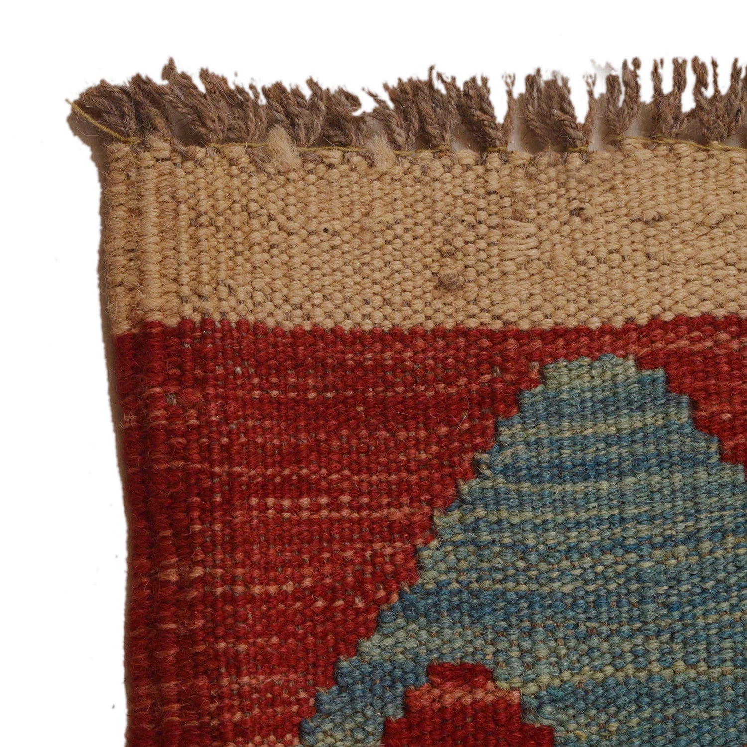 Hand Knotted Flatweave Kilim 7' 11" x 9' 11" ft / 242 x 303 cm - No. P34965