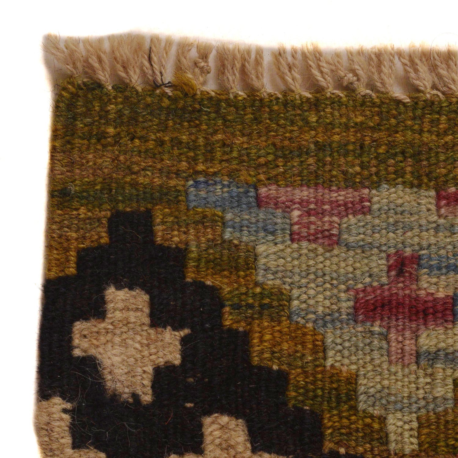 Handmade Vegetable Kelim 5' 3" x 6' 9" ft / 160 x 206 cm - No. P34966