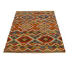 Hand Knotted Afghan Style Kilim 3' 5" x 4' 10" ft / 105 x 147 cm - No. P34973
