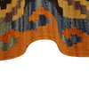Hand Woven Wool Kelim 3' 5" x 5' 1" ft / 103 x 154 cm - No. P34975