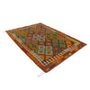 Hand Woven Wool Kelim 5' 8" x 8' 3" ft / 176 x 252 cm - No. P34978